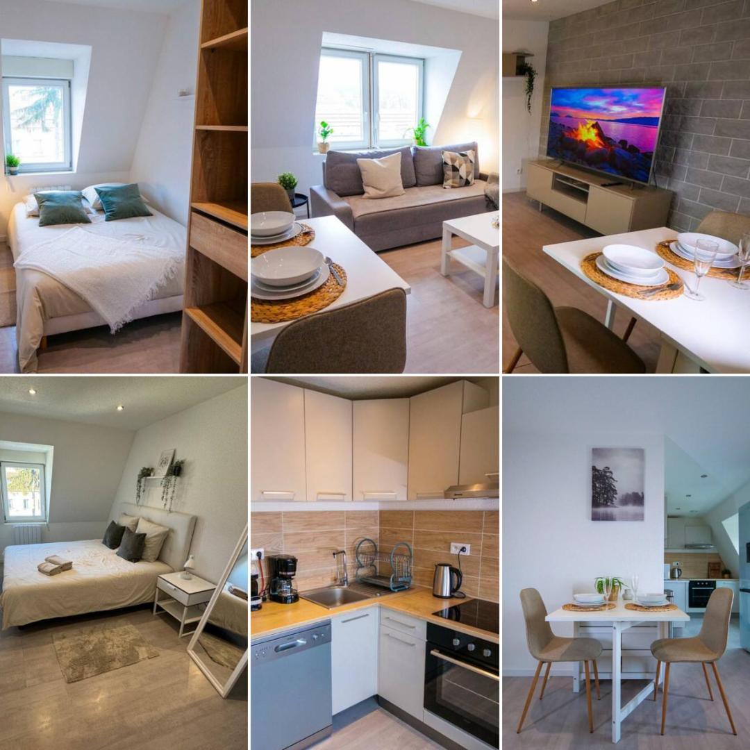 # Le 4 # Tres Beau Appartement T3 Neuf, Tout Confort, Mulhouse Centre Ville Buitenkant foto